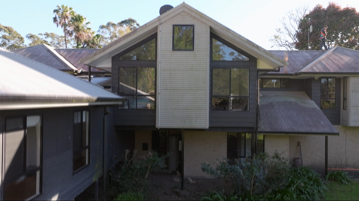 Before: Two-Storey Building Wash