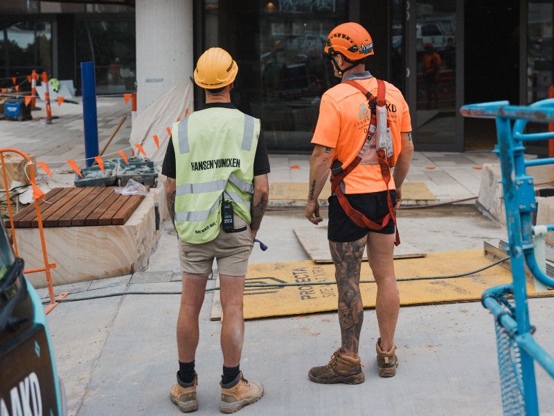 SOAKD handover clean on a construction site