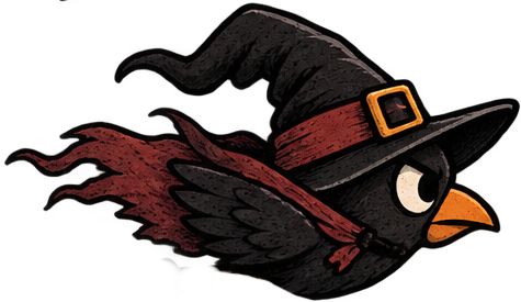 Witch flying