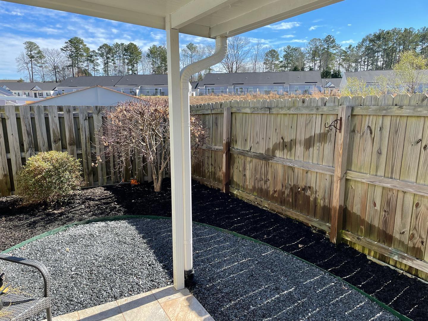 Custom fire pit installation