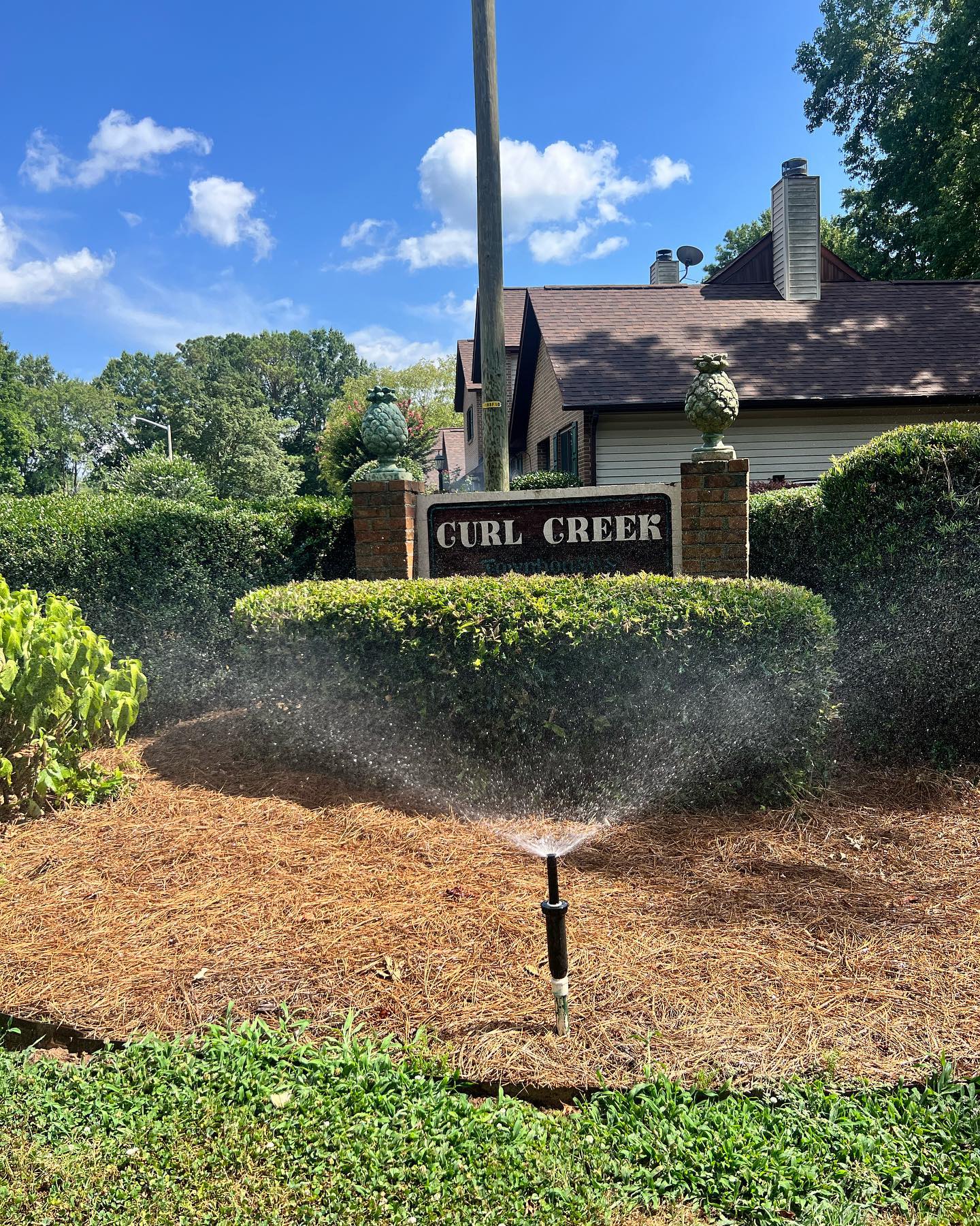 Irrigation system installation