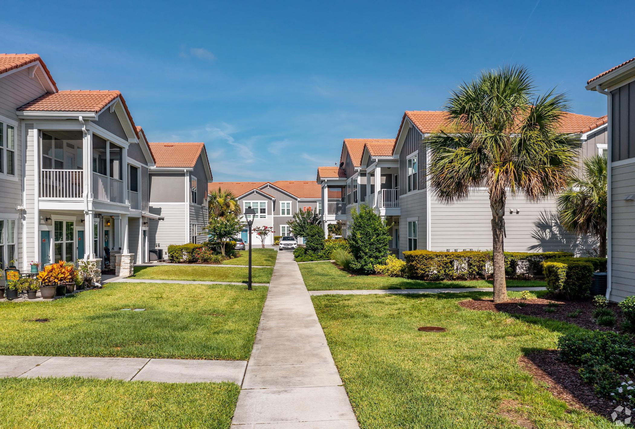 Multifamily apartment community exterior
