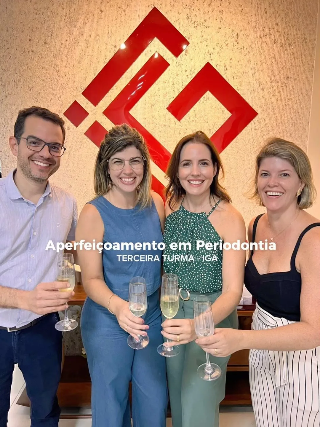 Turma 3 da Aperfeiçoamento em Periodontia no IGA