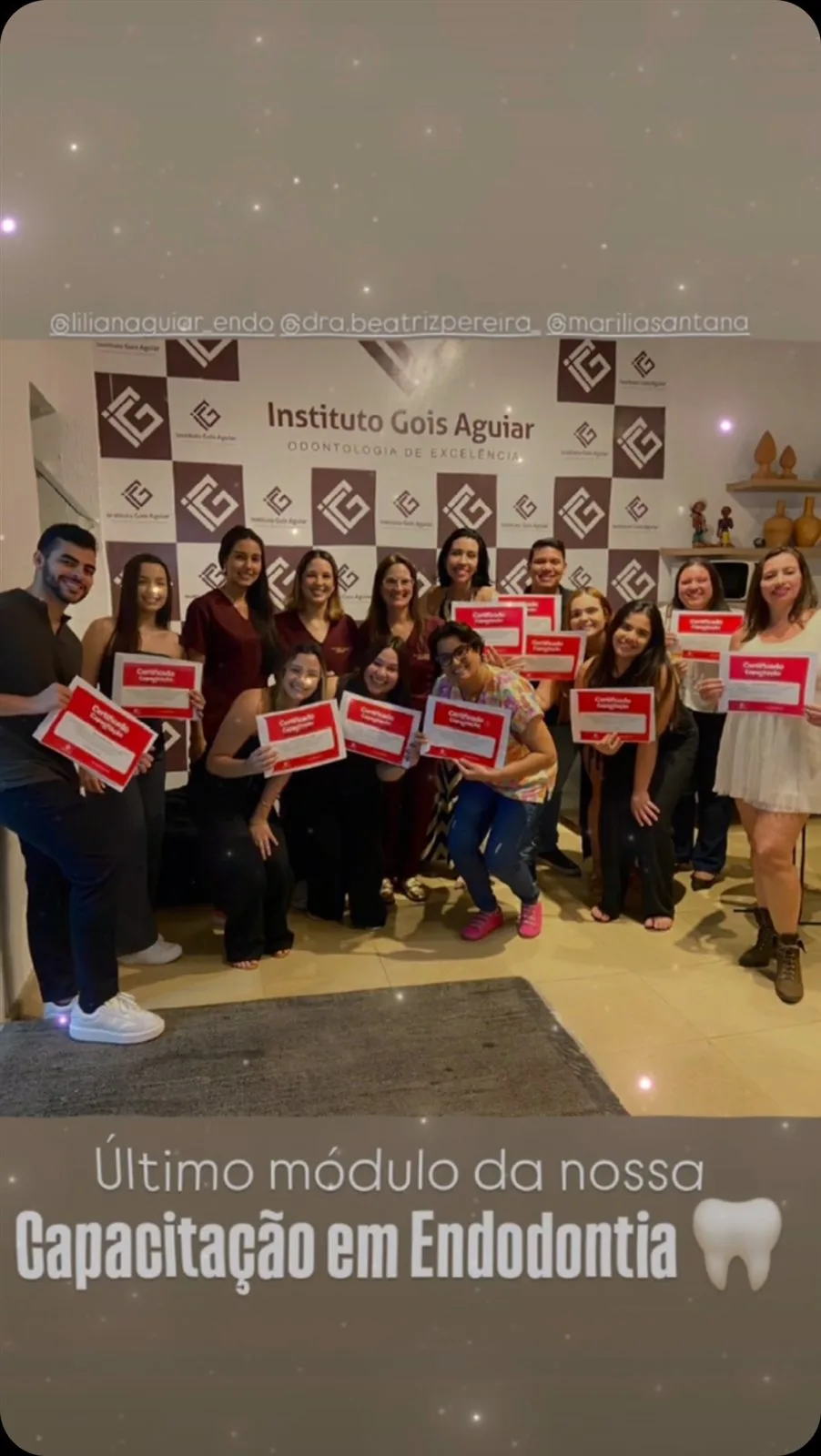 Turma 4 da Capacitação em Endodontia no IGA