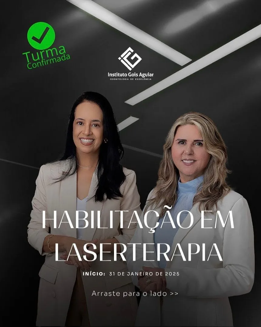 Arte de divulgação da Habilitação em Laserterapia – Turma 2