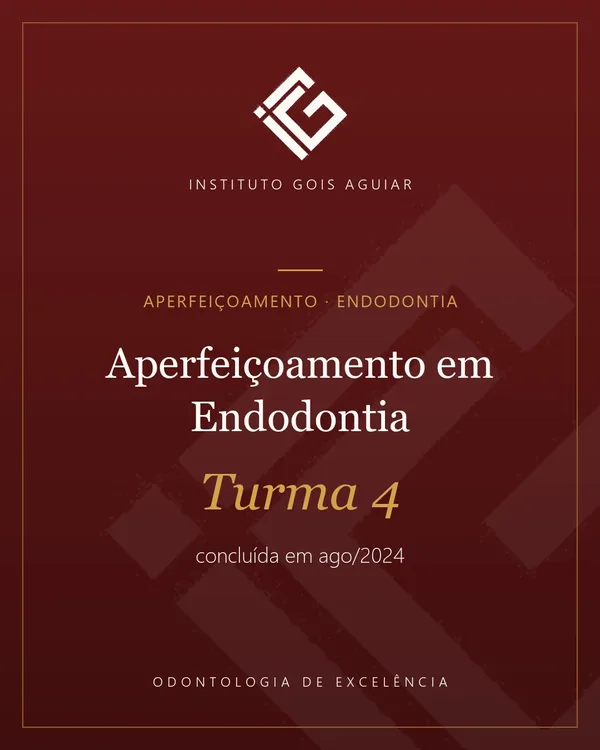 Aperfeiçoamento em Endodontia — Turma 4