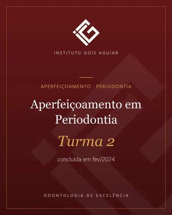 Aperfeiçoamento em Periodontia — Turma 2