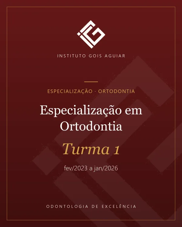 Especialização em Ortodontia — Turma 1