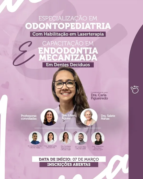 Especialização em Odontopediatria — Turma 1