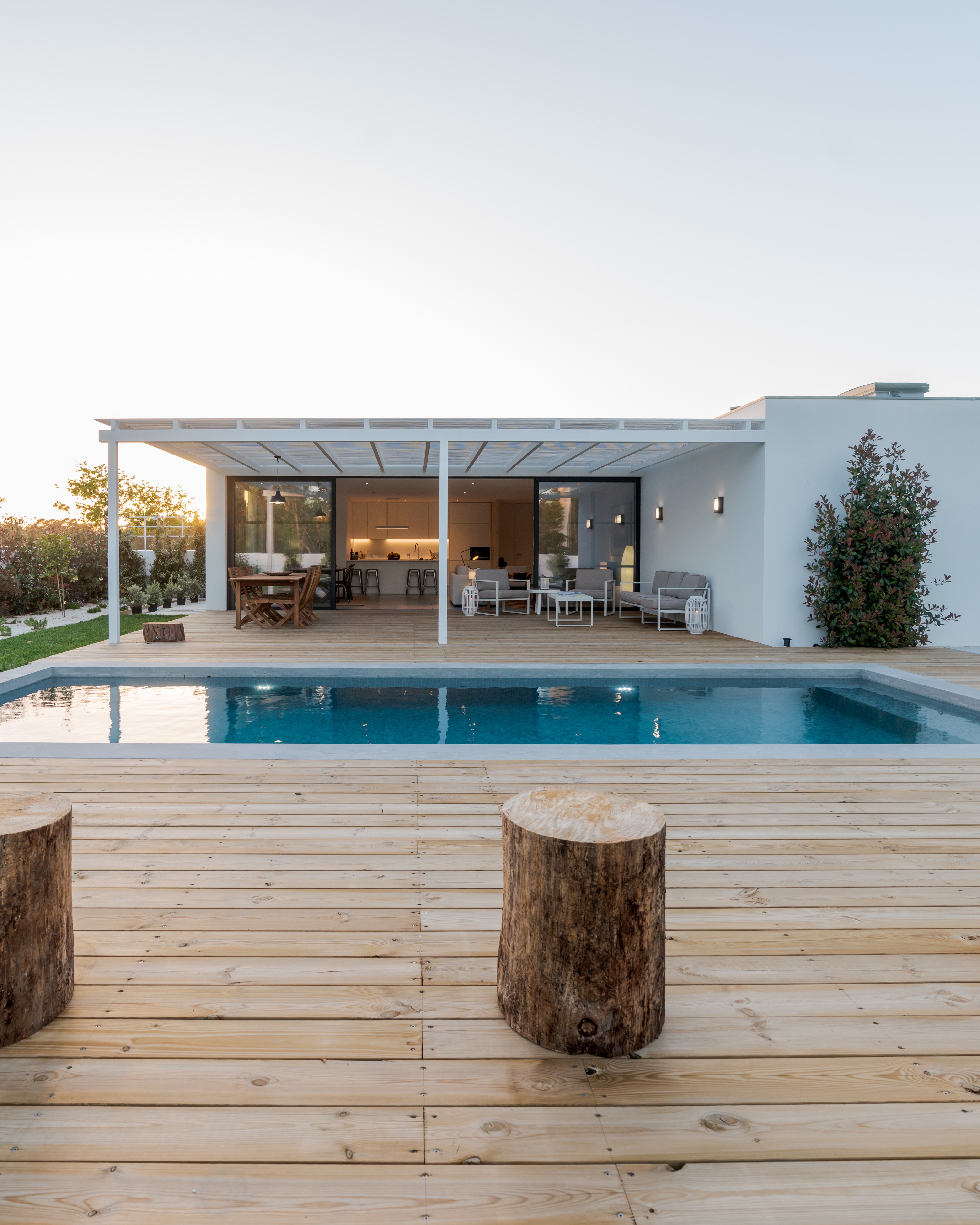 Modern investment property with pool, part of a house and land package for investors
