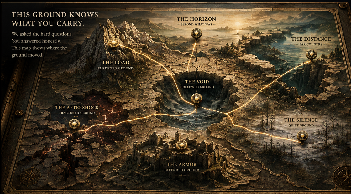 The Broken Ground map