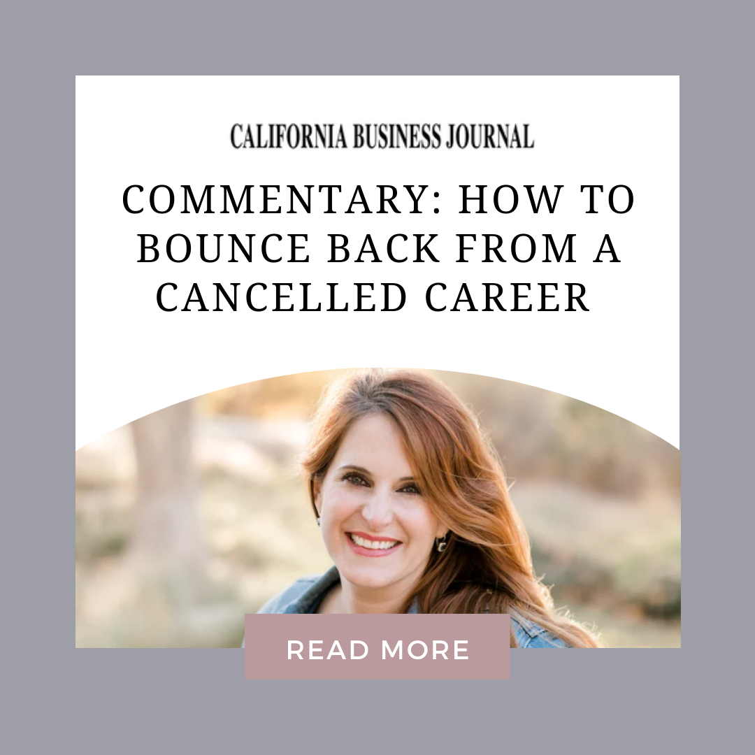 Commentary: How To Bounce Back From A Cancelled Career 