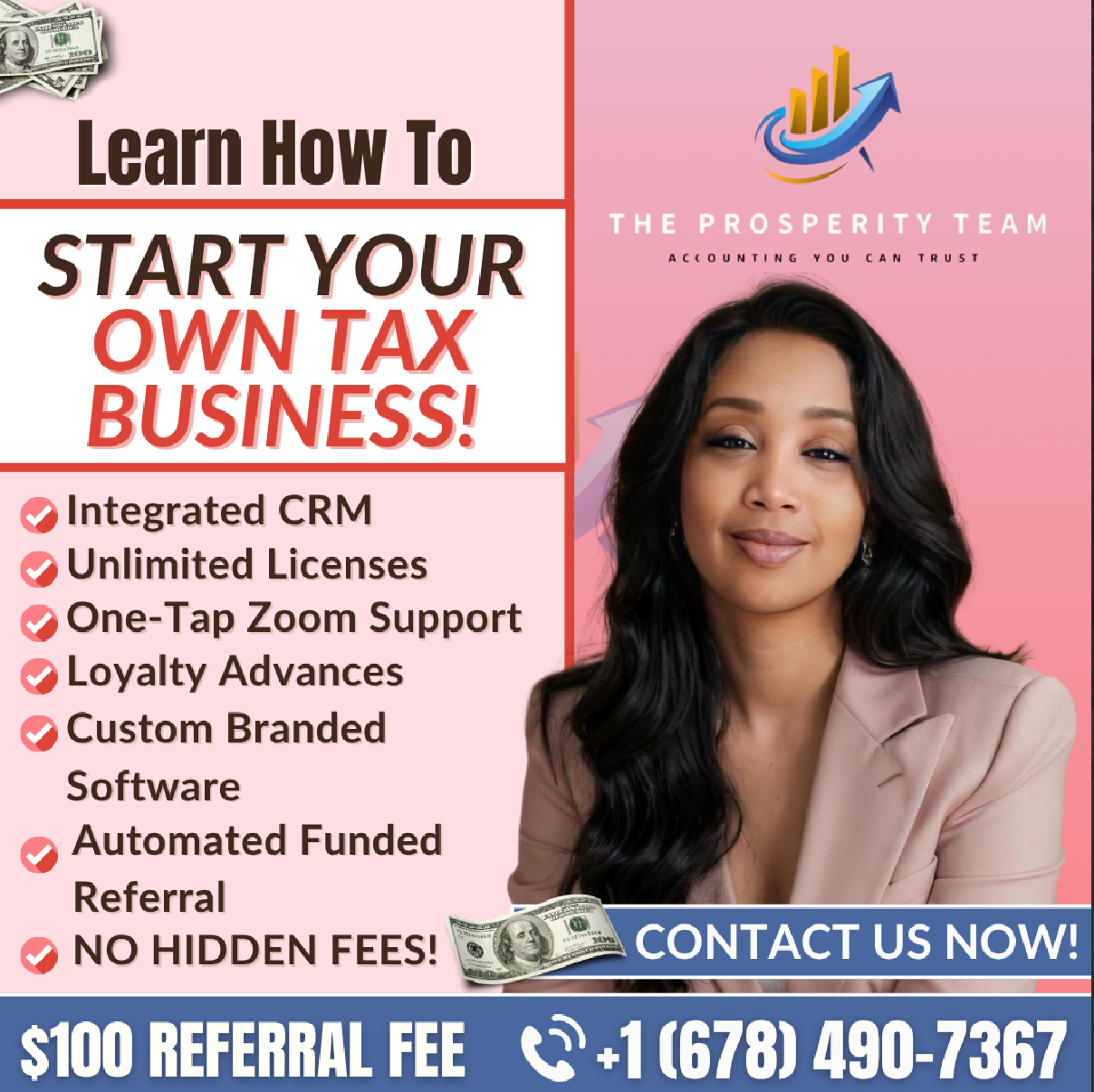 Tax preparation & Advances team work