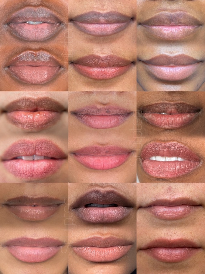Sculpted Lips color range