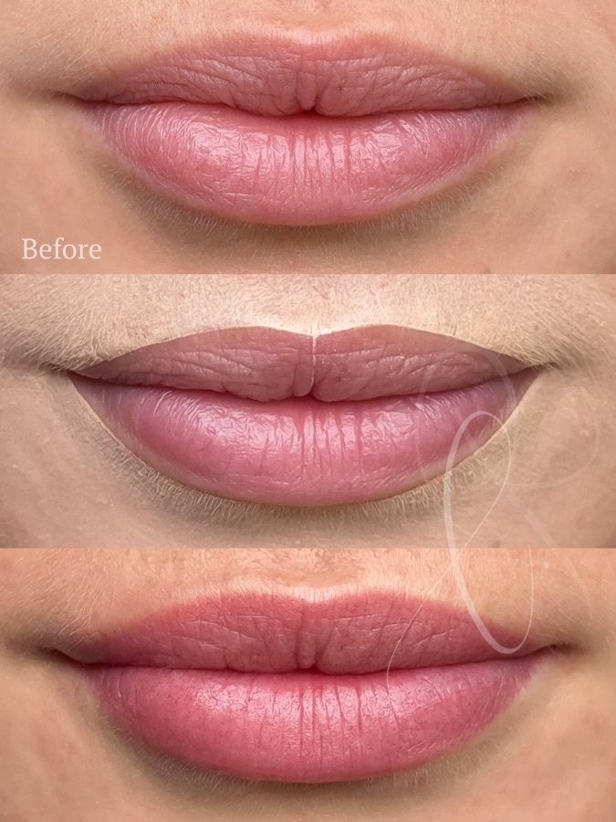 Sculpted Lips finish comparison