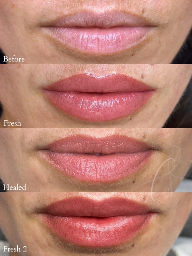 Multiple Sculpted Lips finishes