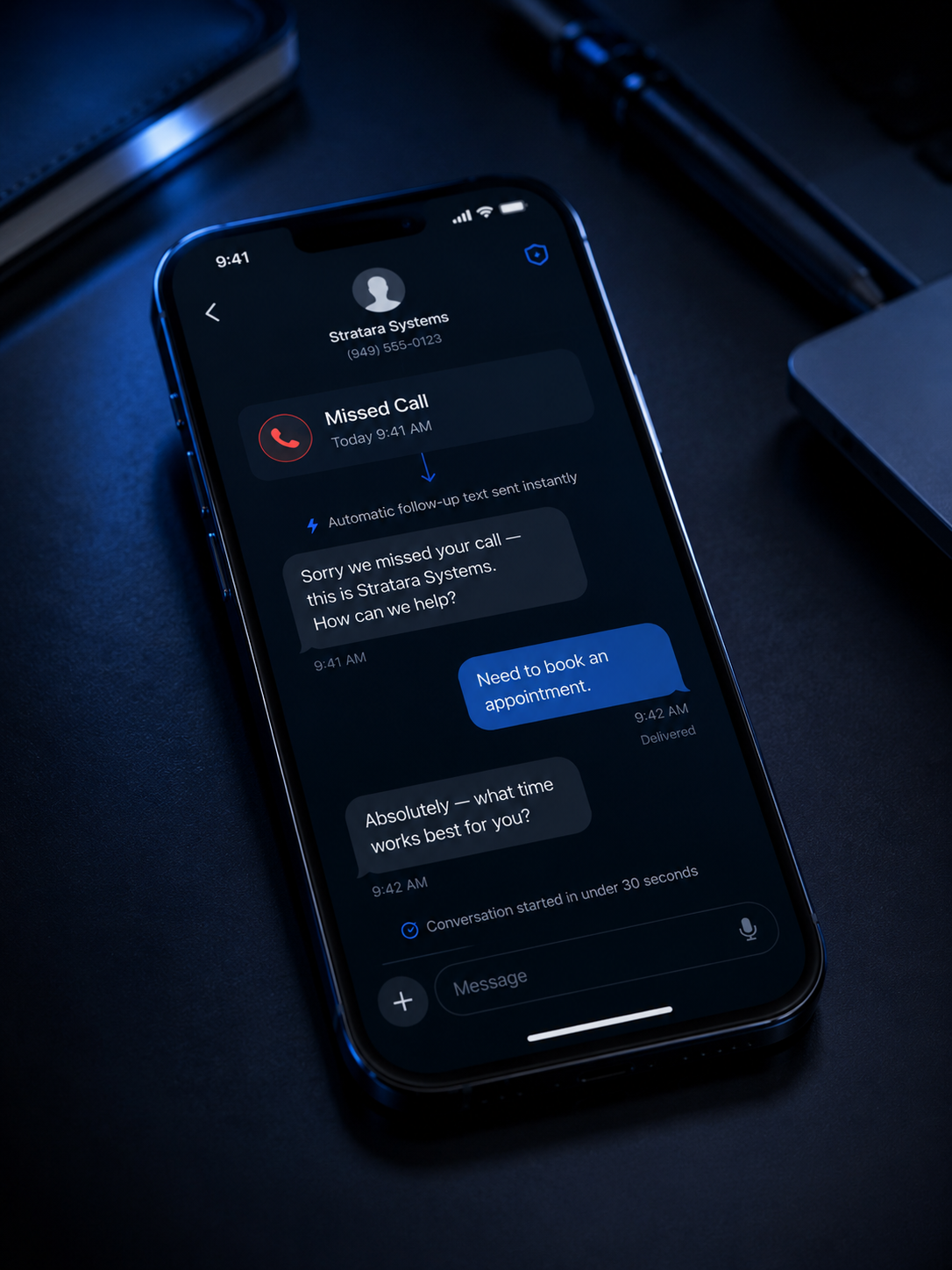 Missed Call Text-Back