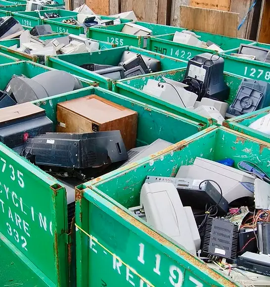 Enterprise IT Equipment, Servers, And Networking Hardware Being Processed