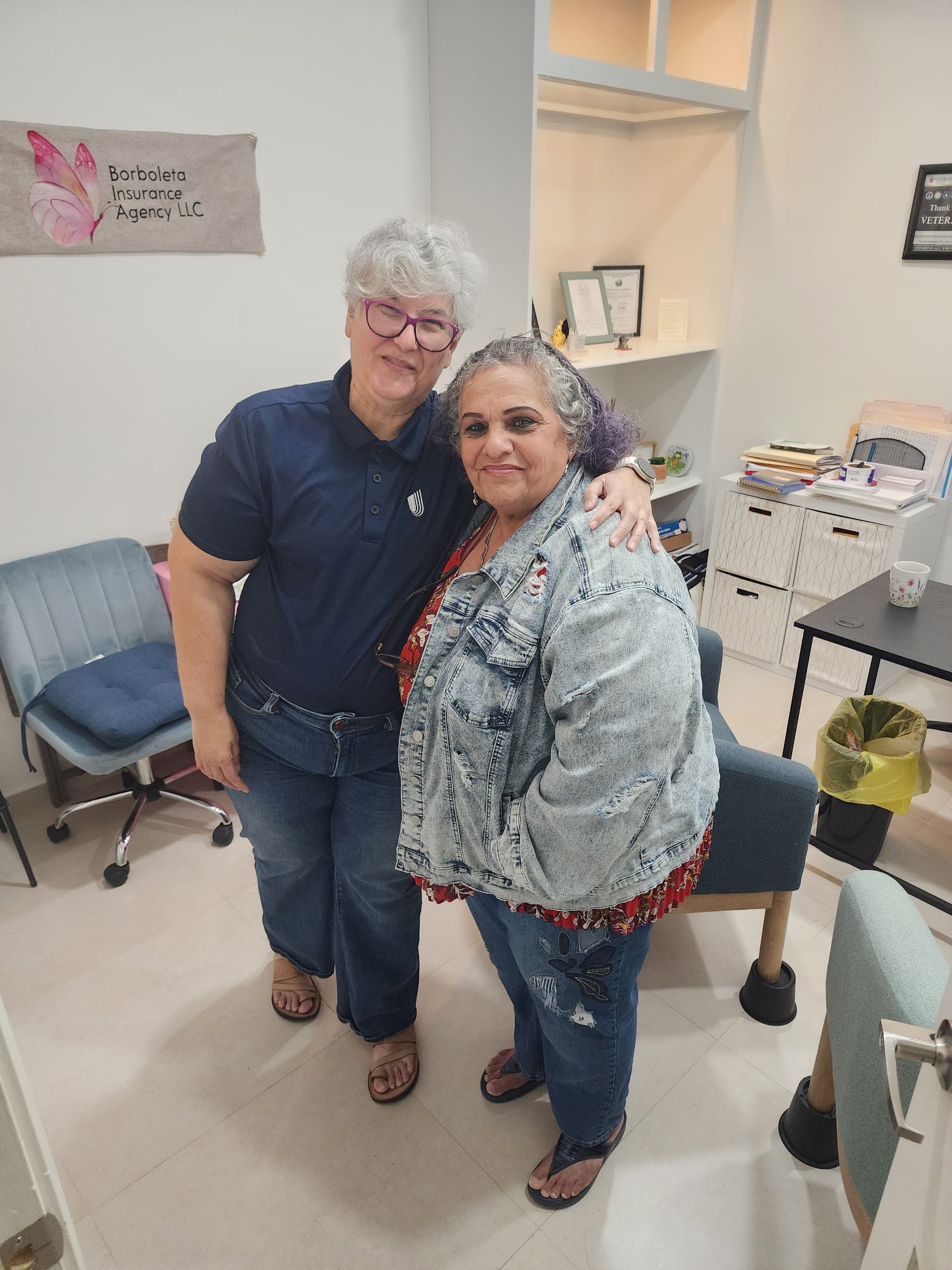 Maelisa Serratos, owner of Borboleta Insurance Agency in McAllen, Texas