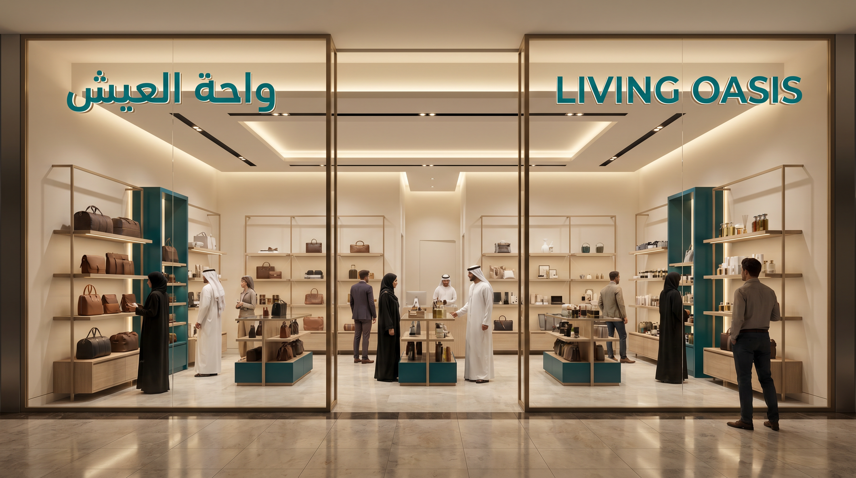 GCC retail brand store