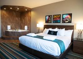 A guest room at Hotel Blackfoot