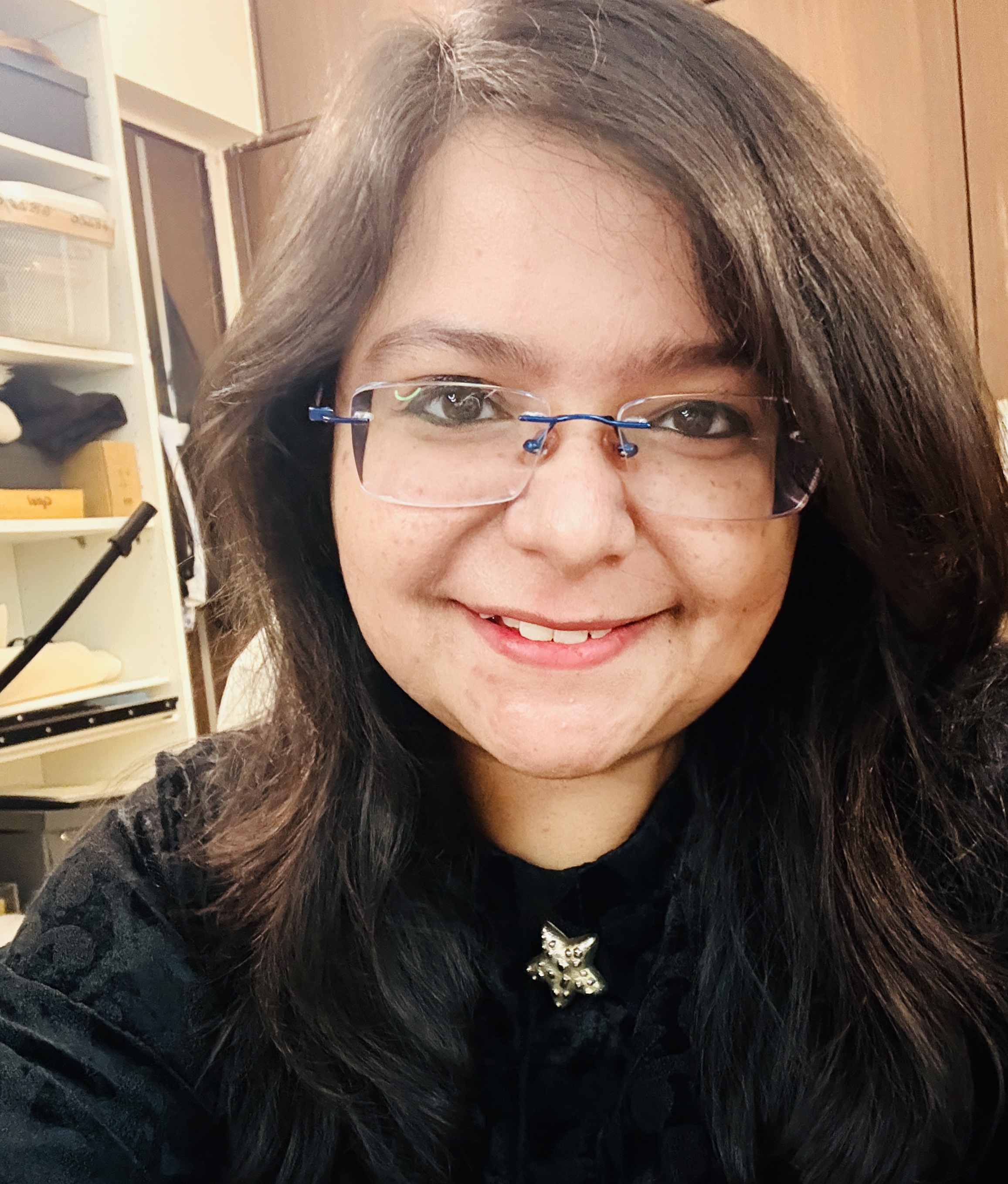 Anindita Biswas teaching calligraphy