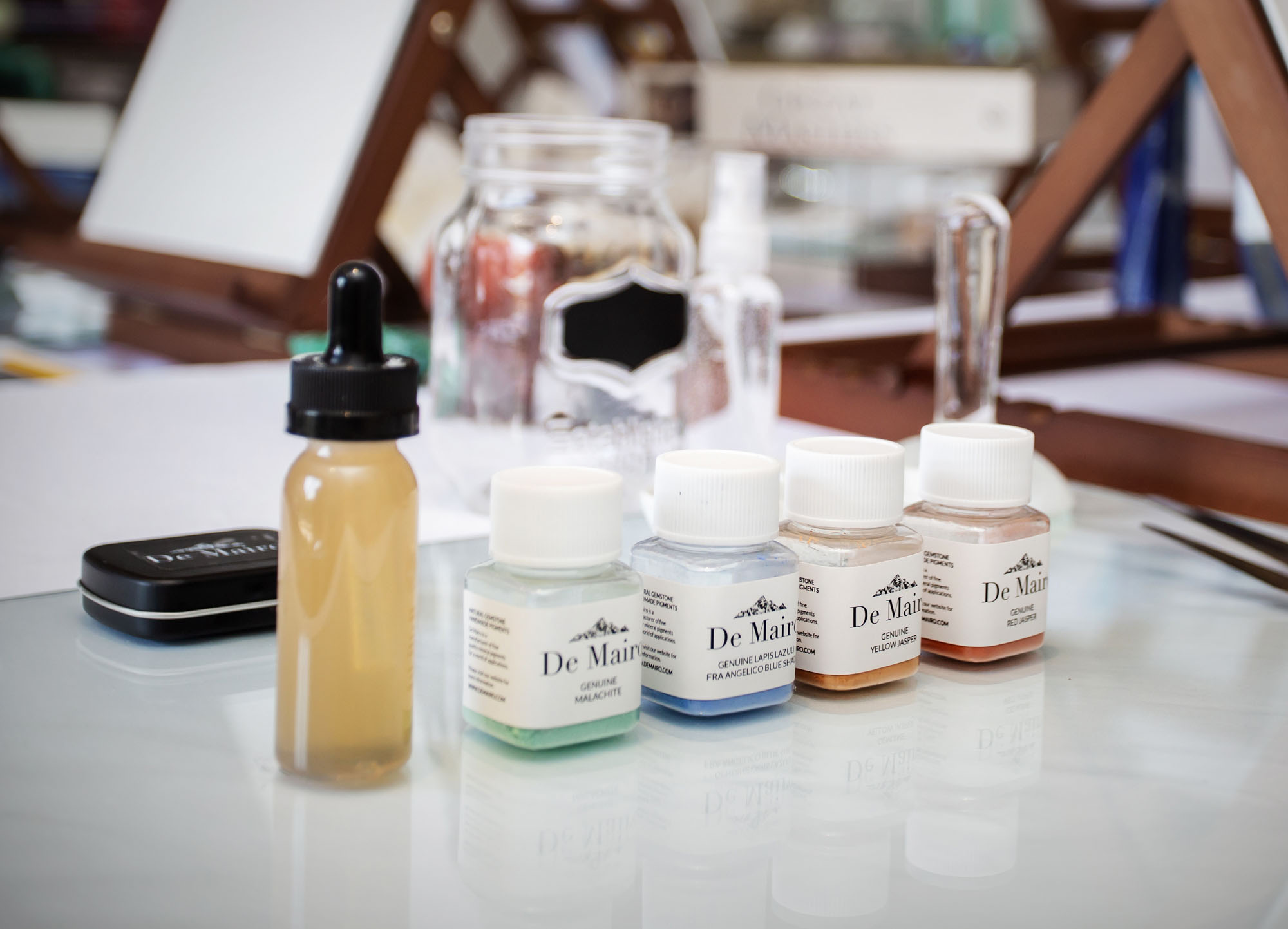 Paint making tools and materials