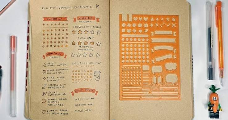 Bullet journal spread