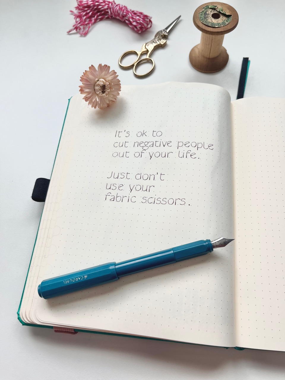 Bullet journal spread by Janet Murata