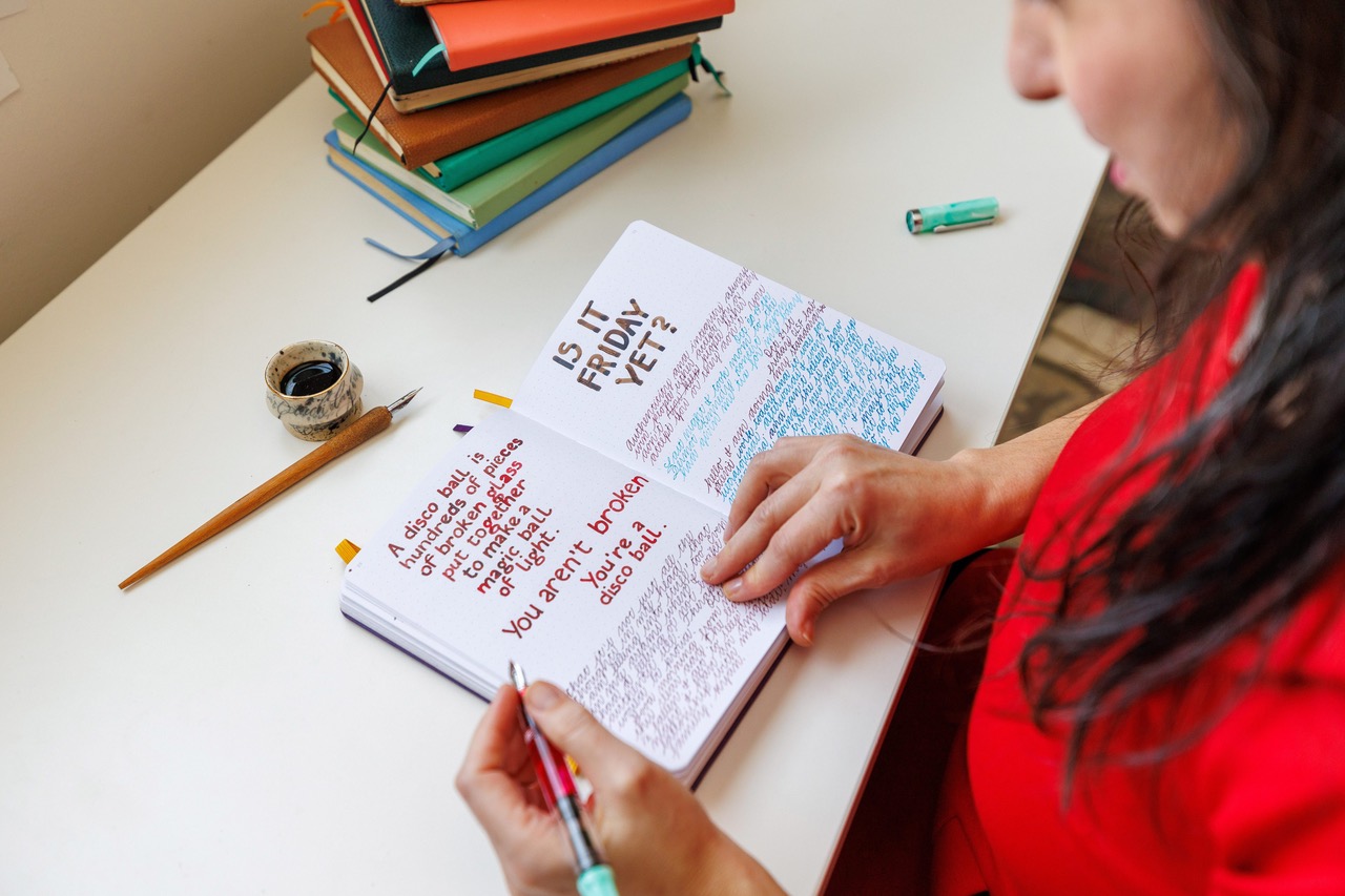 Bullet journal spread by Janet Murata