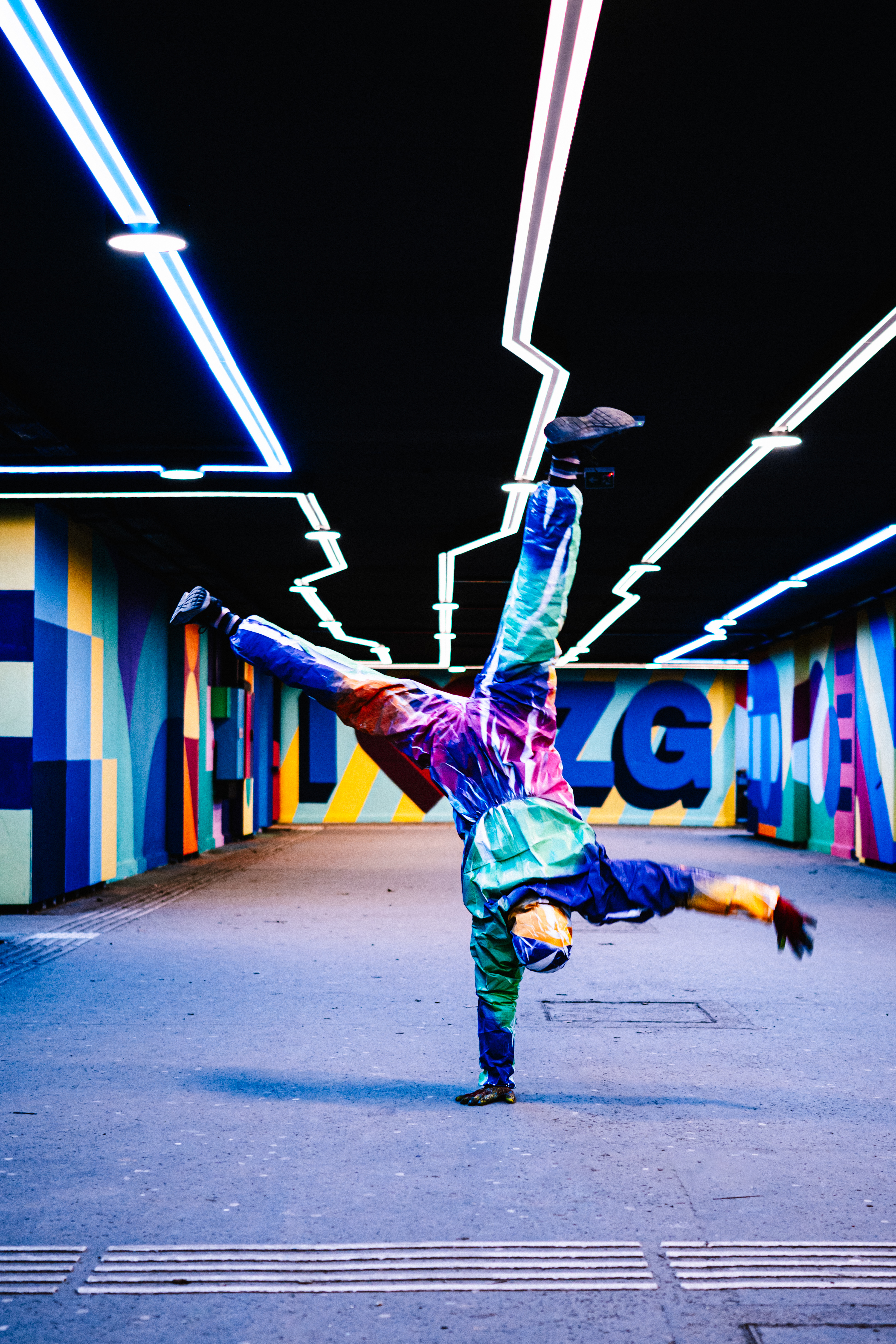 Lettering mural by Max Juric