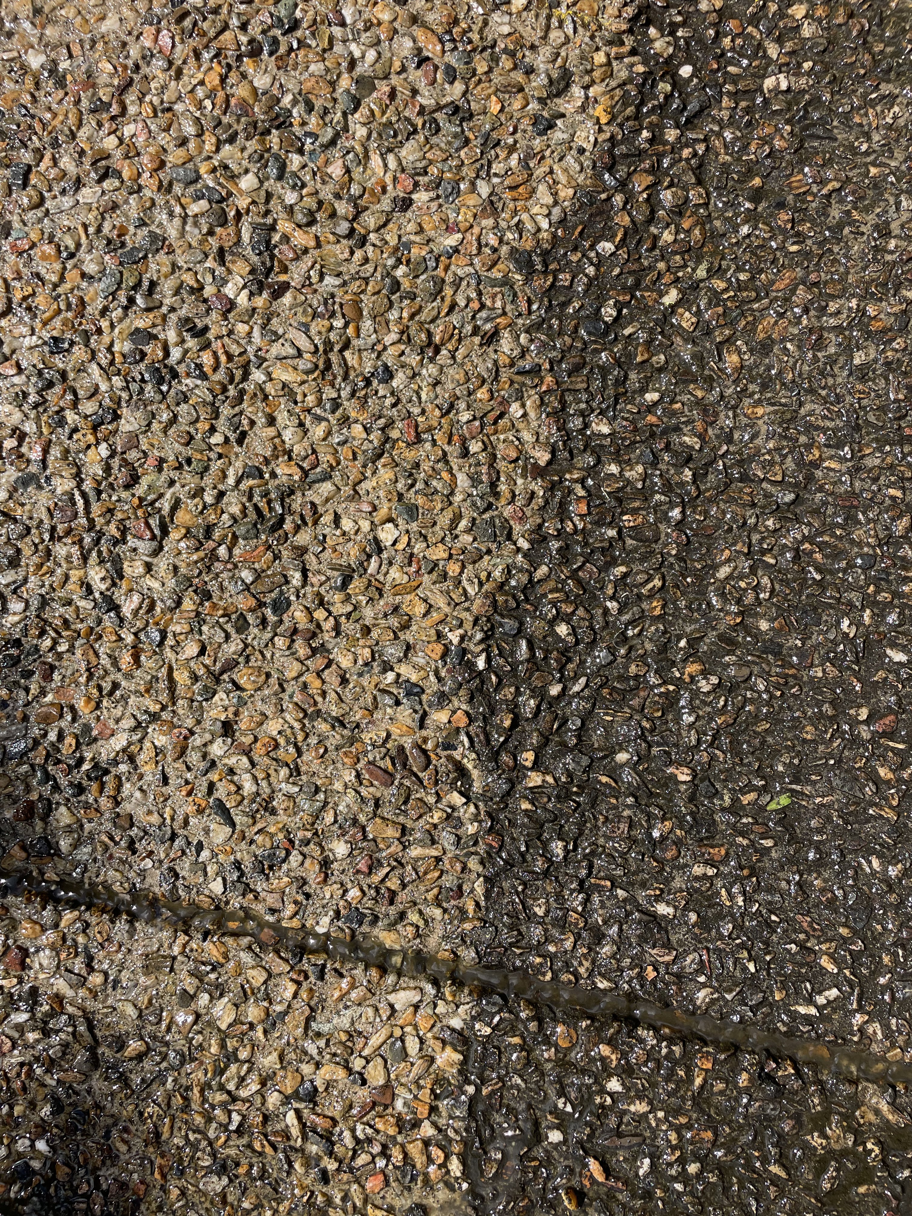 Driveway after cleaning