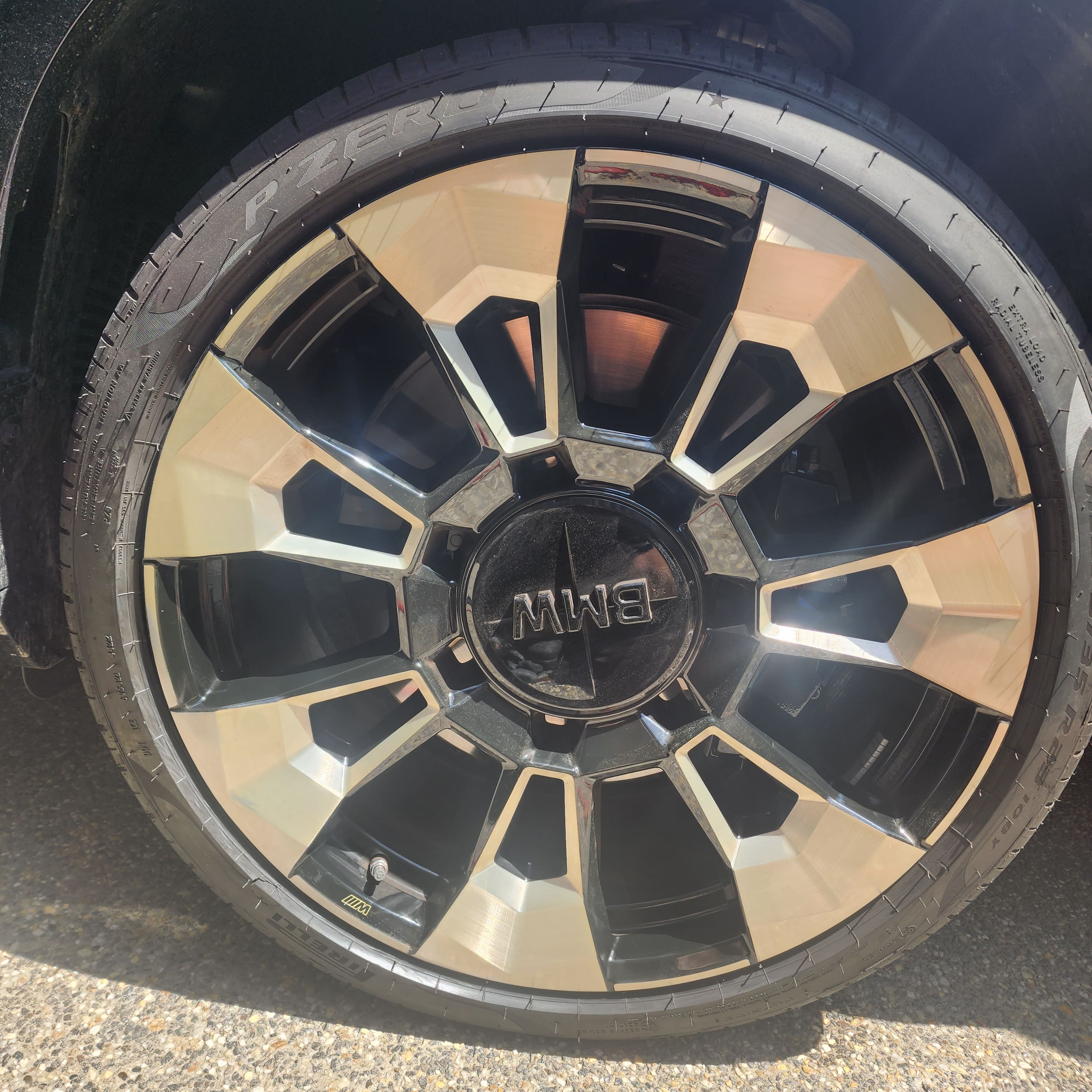 Alloy wheel after professional repair