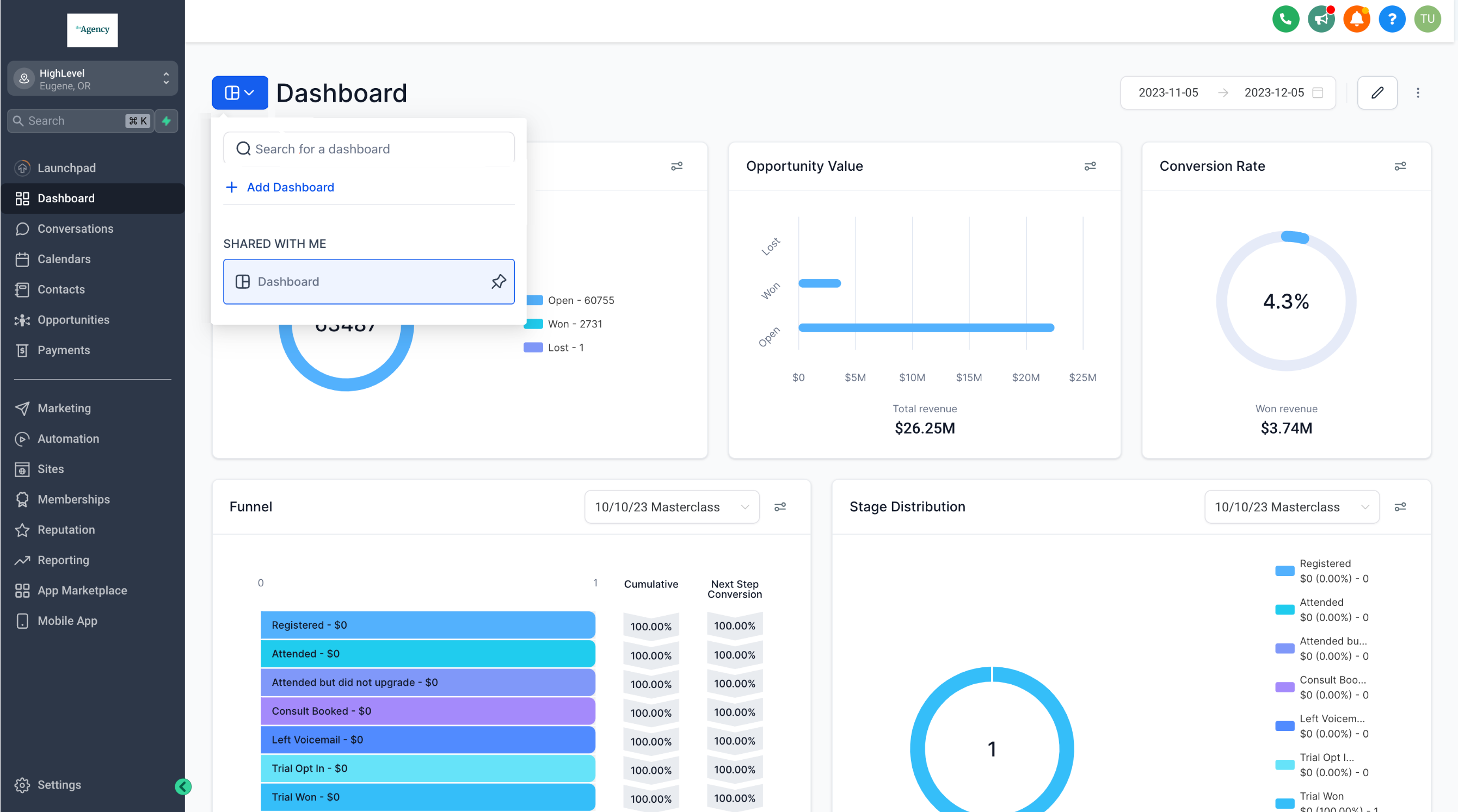 Sales Funnels UI