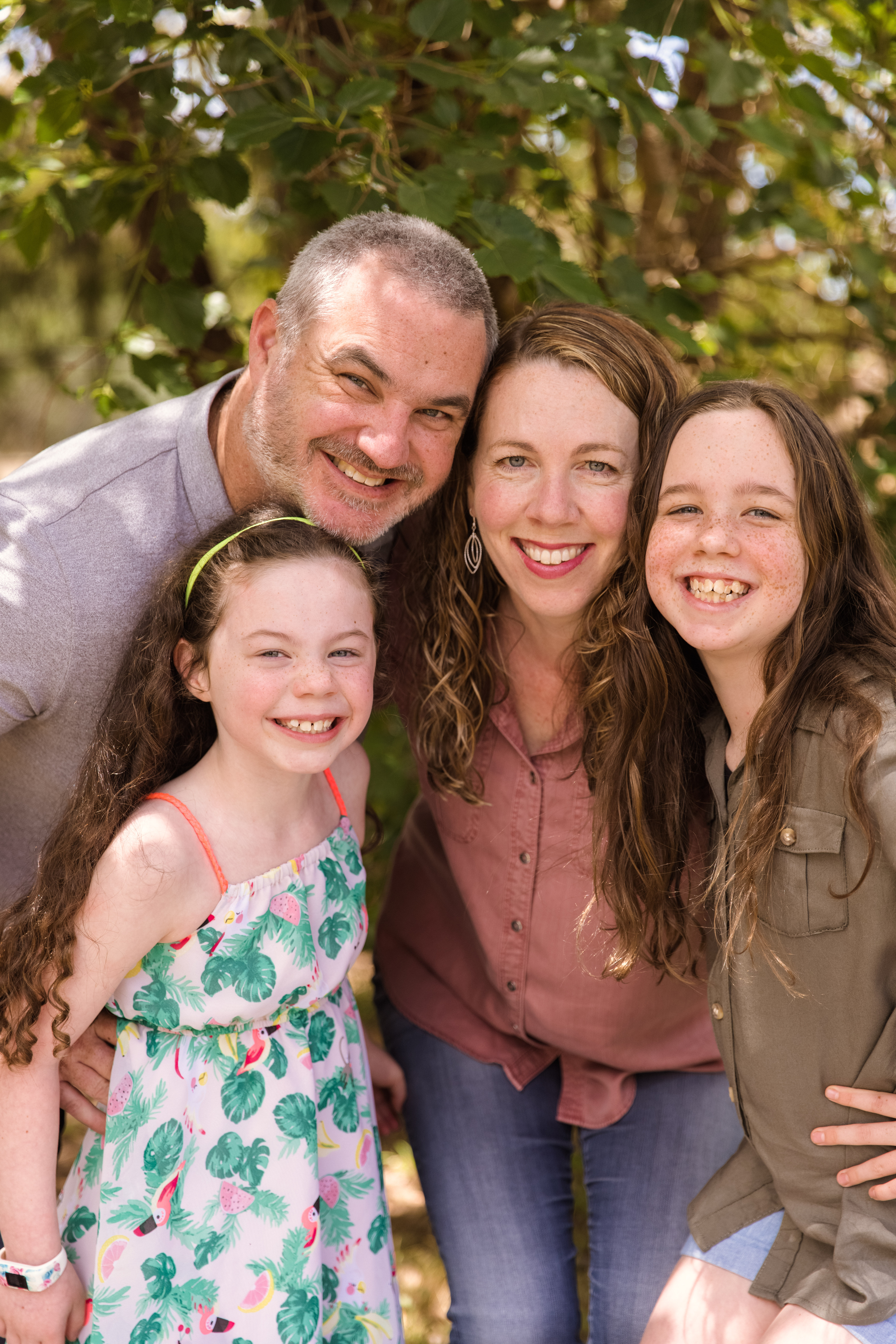 Jo Stone with her family