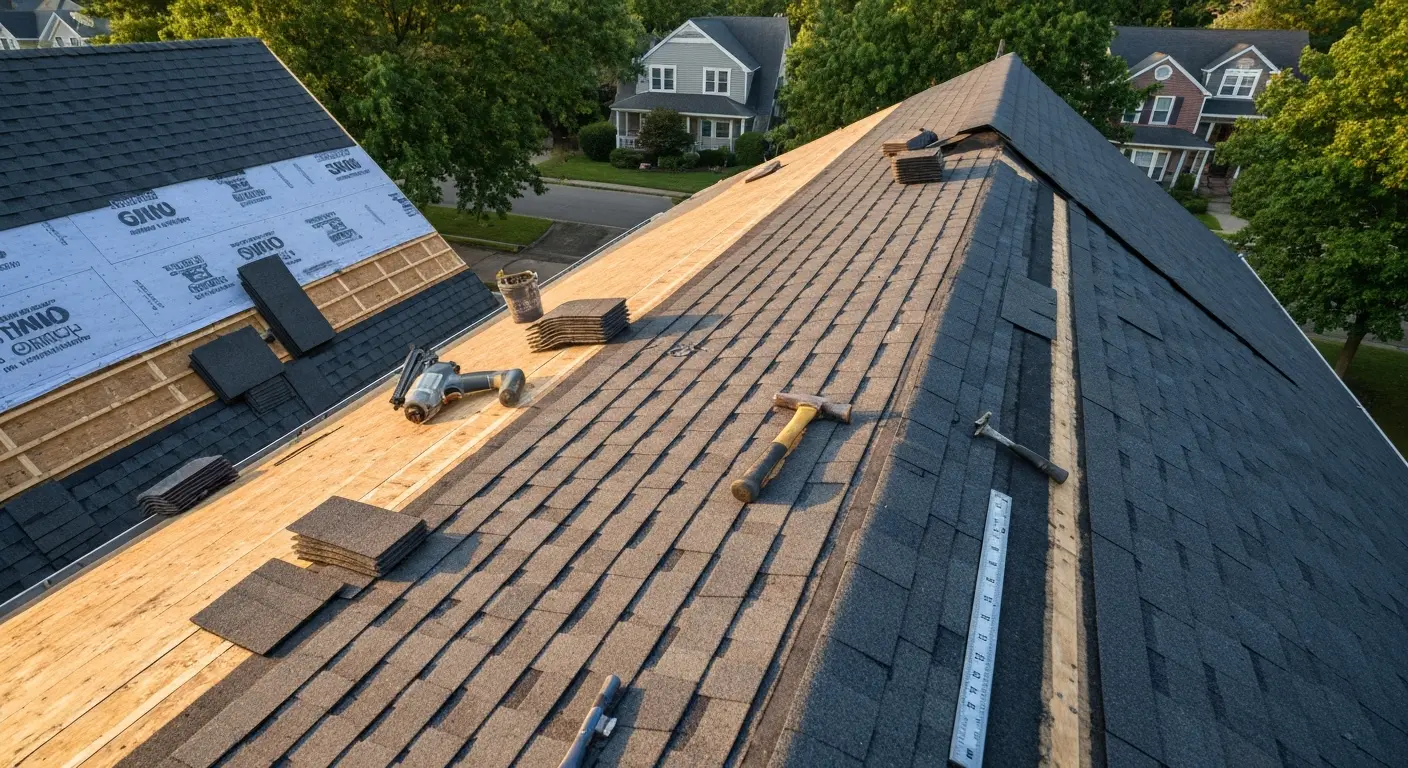 Roof replacement project