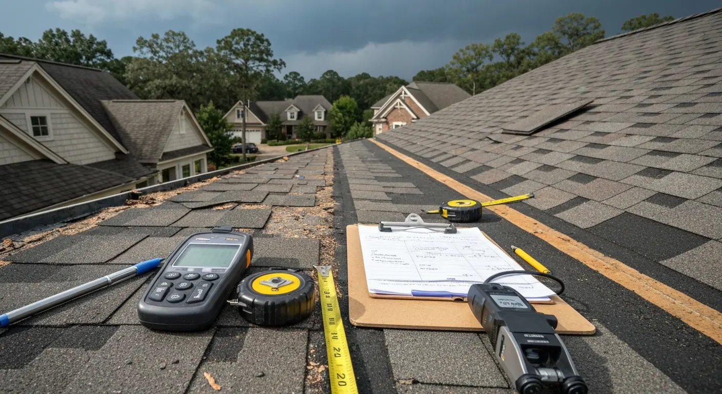 Storm damage inspection
