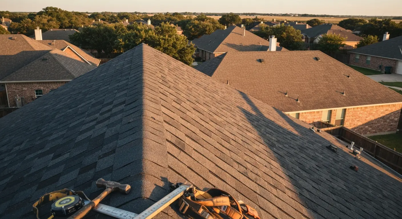 New roof installation in North Richland Hills