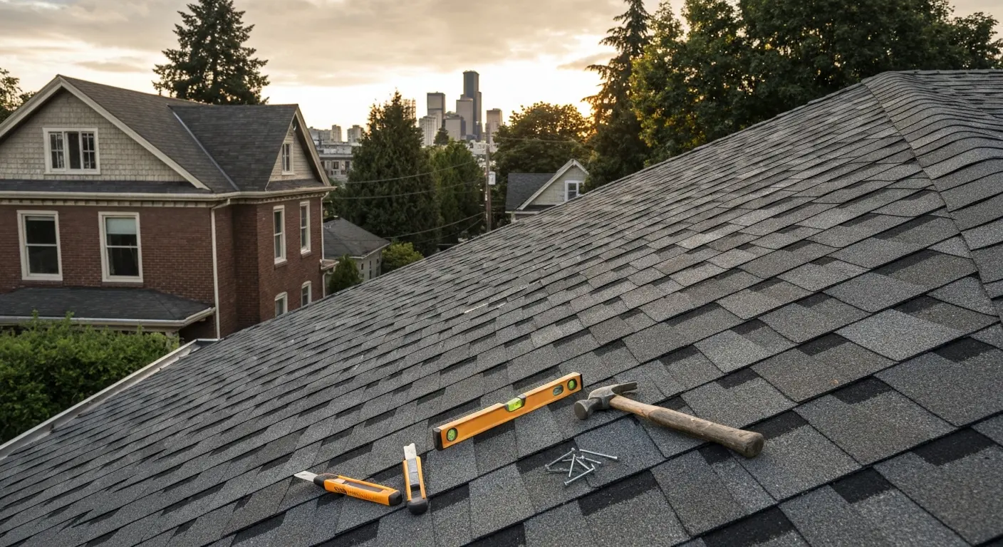 Storm damage roof repair