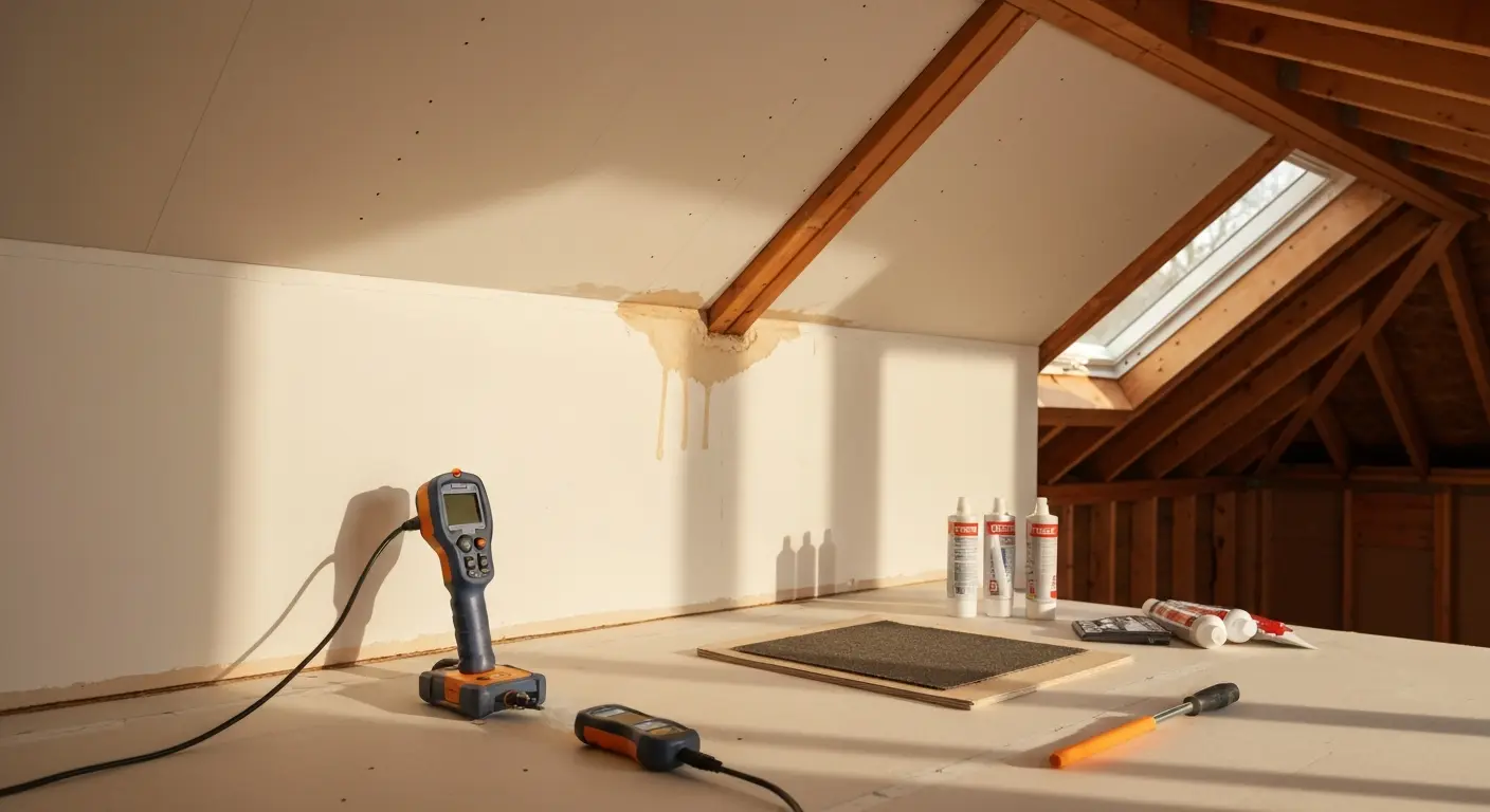 Roof leak repair in Bedford