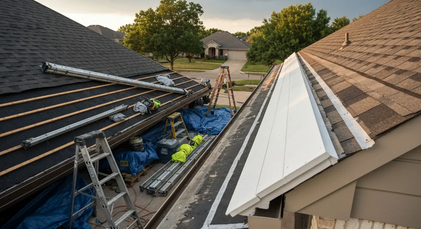 Storm damage restoration