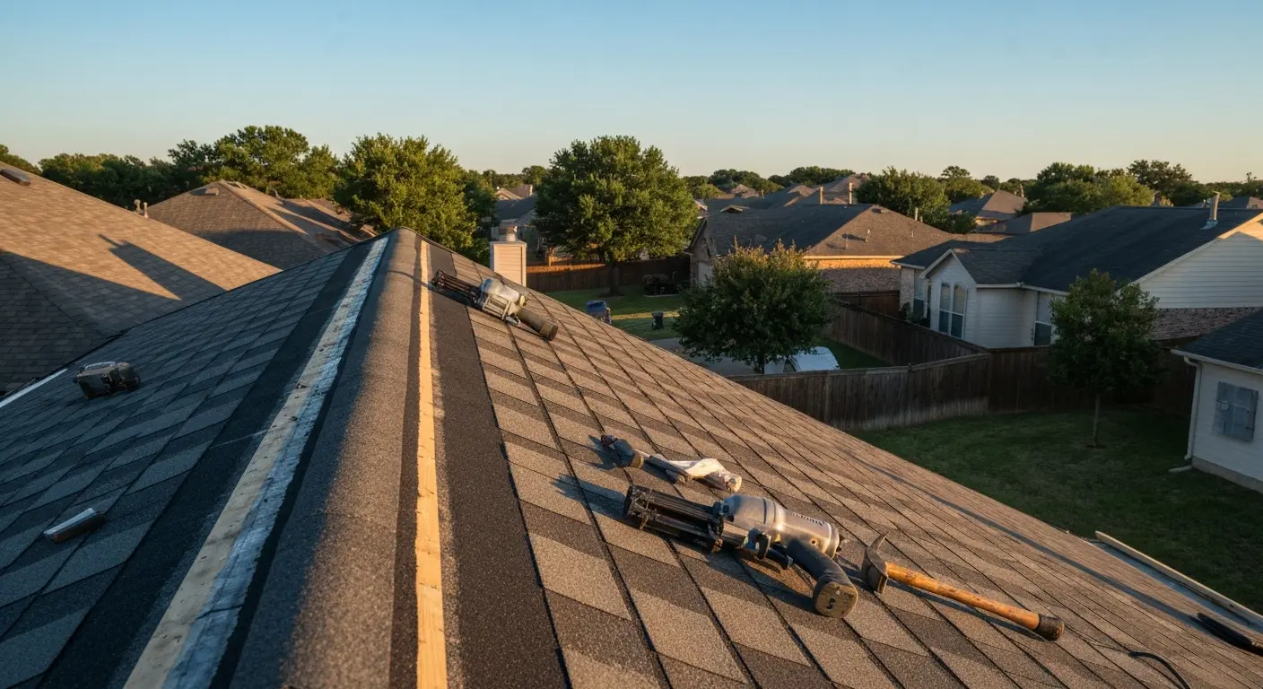 New roof installation in Carrollton