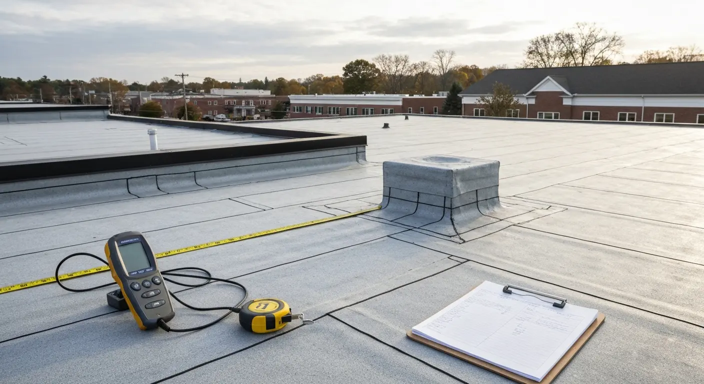 Commercial roof inspection Bedford