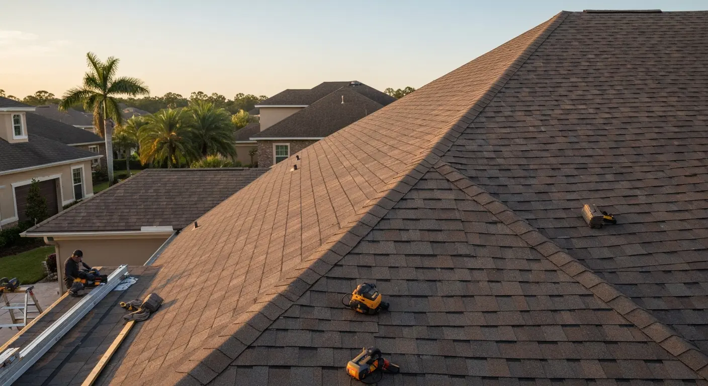 Complete roof replacement project