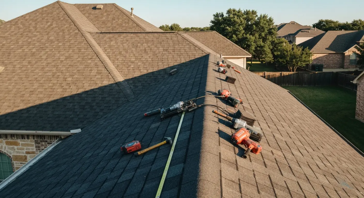 Roof installation in Coppell