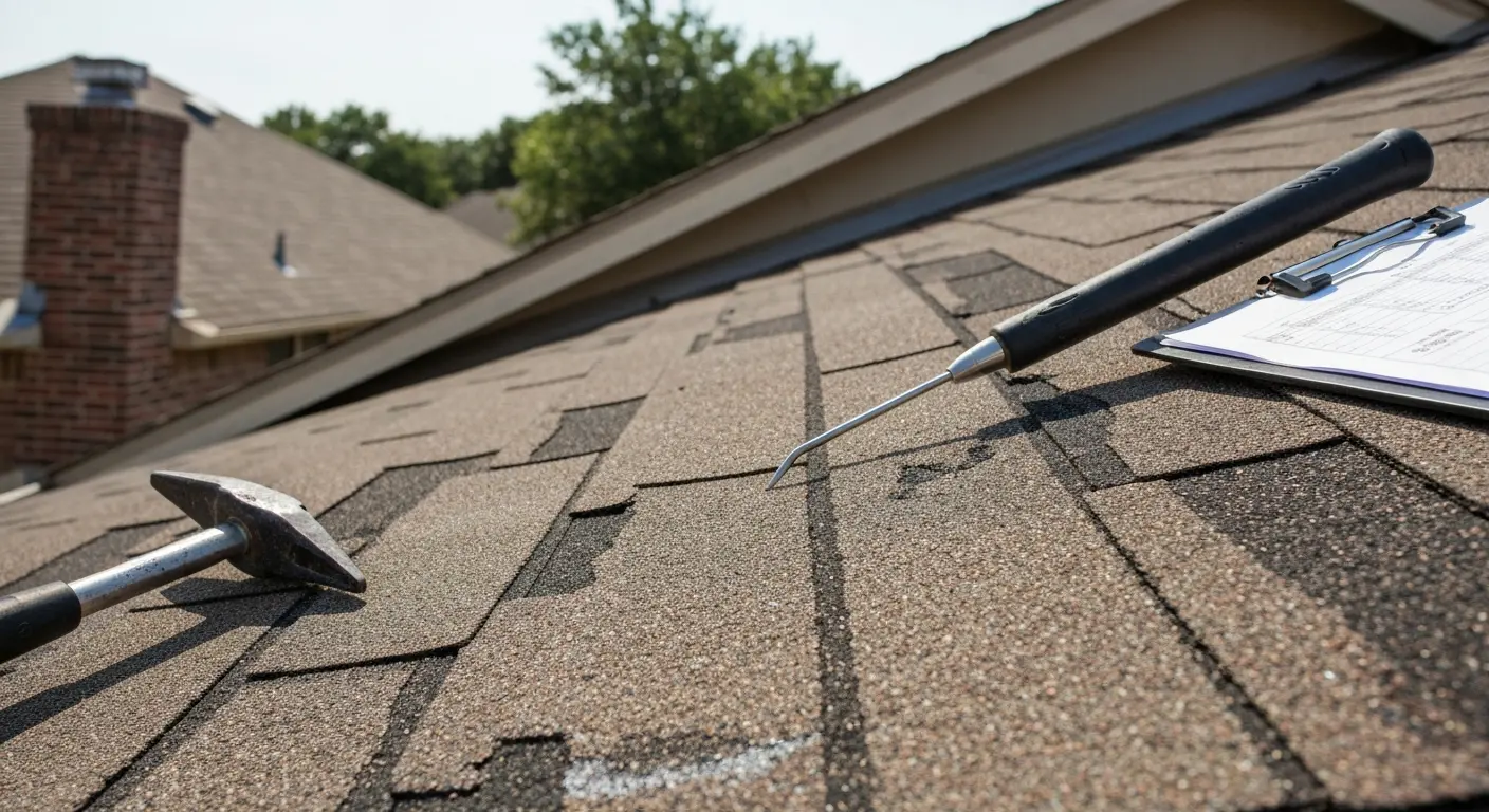 Roof inspection in Fort Worth