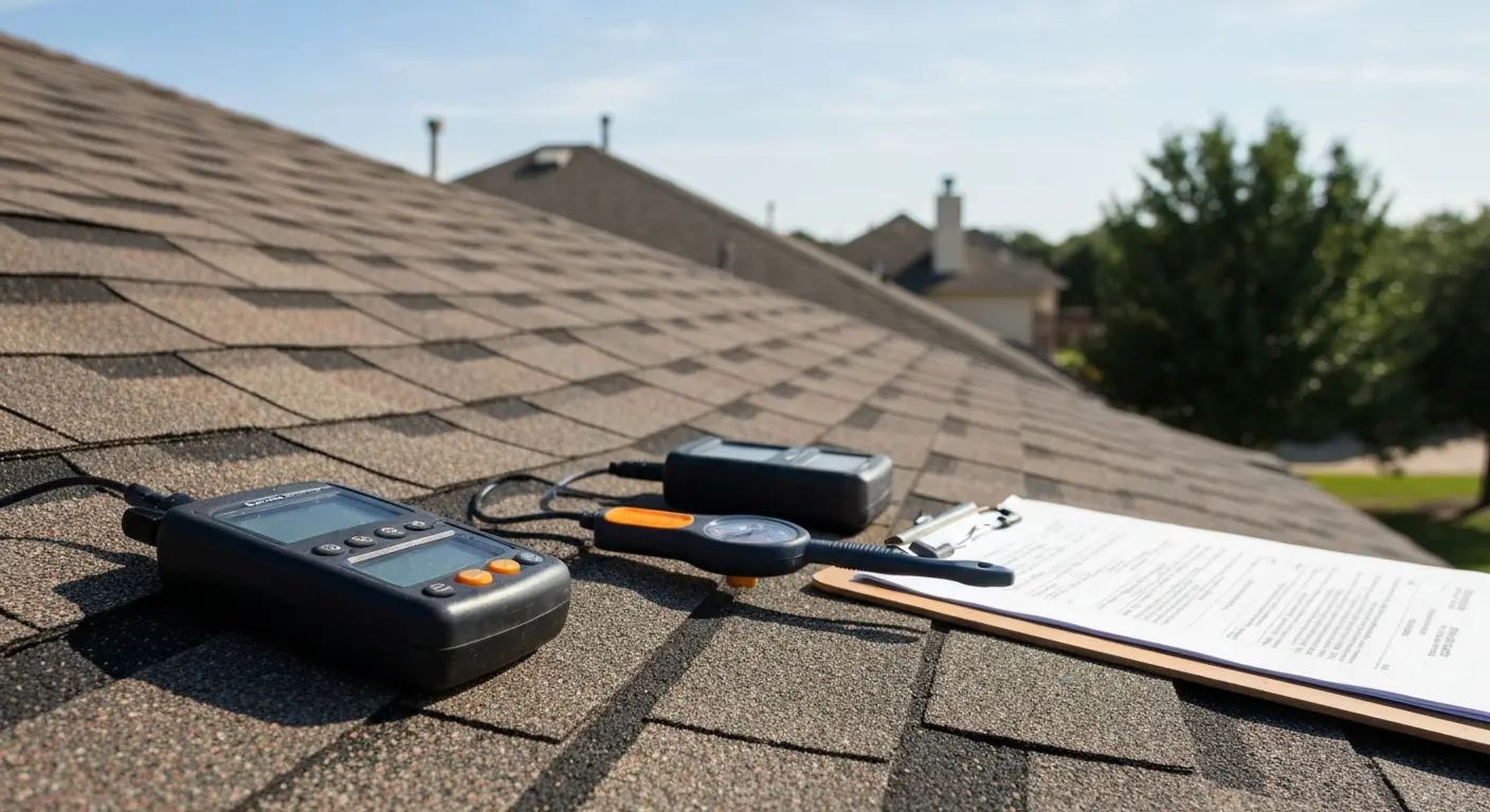 Roof inspection by professional