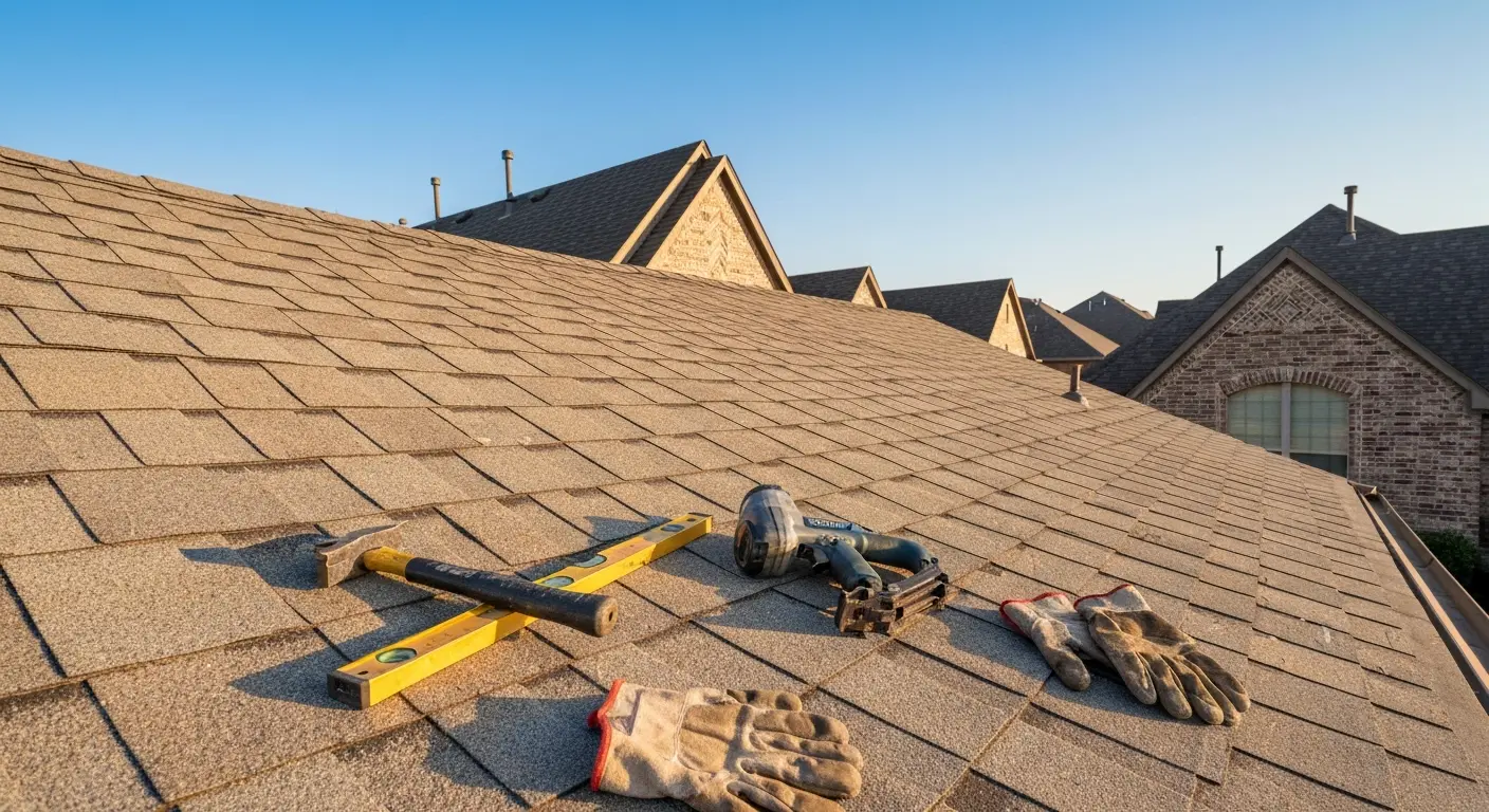 Storm damage roof restoration