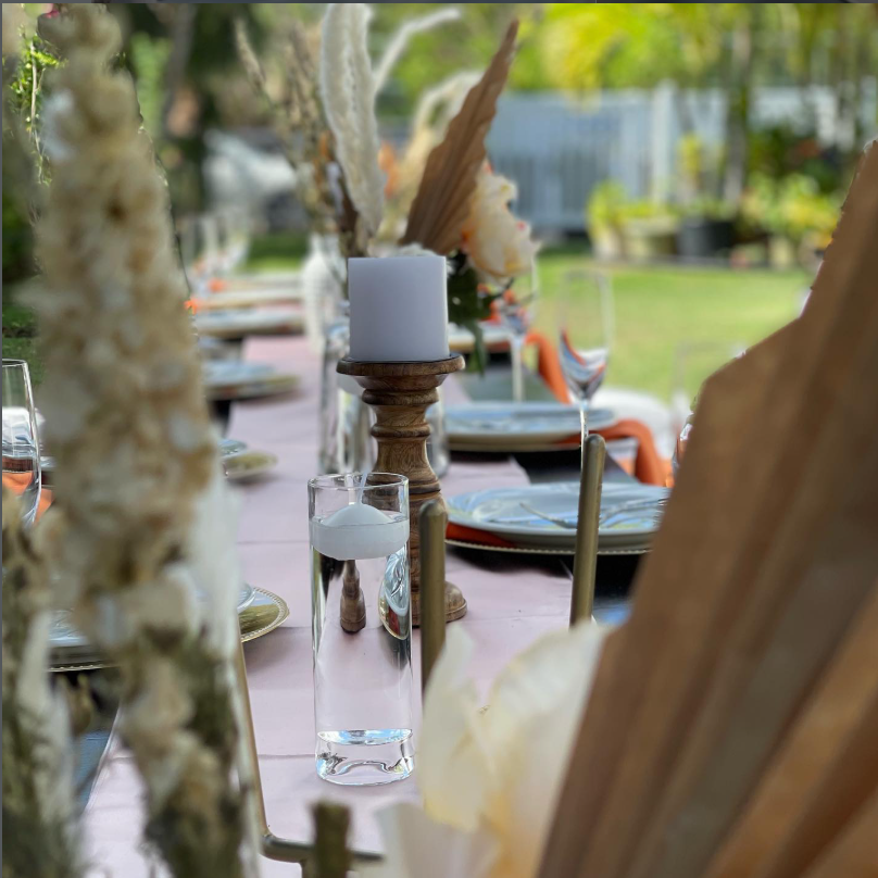 Luxury event decor with balloon accents and styled seating
