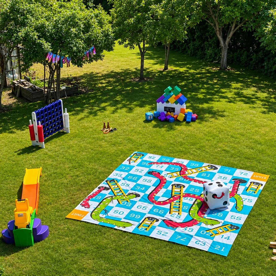 Toy rental and play resources setup